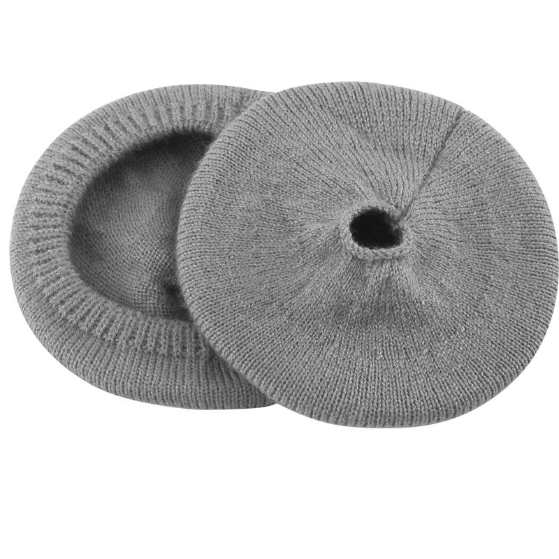 JARMOR Earpads Sweater Cover Protectors with Knit Fabric for Beats Solo 3/2, Solo HD/Mixr/EP Headphones and Other Headsets with 1.57-3.14 Inch Ear Cushions [ 2 Pairs ] (Grey) - Image 5